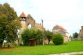 View of Carta medieval monastery near Sibiu, Transilvania